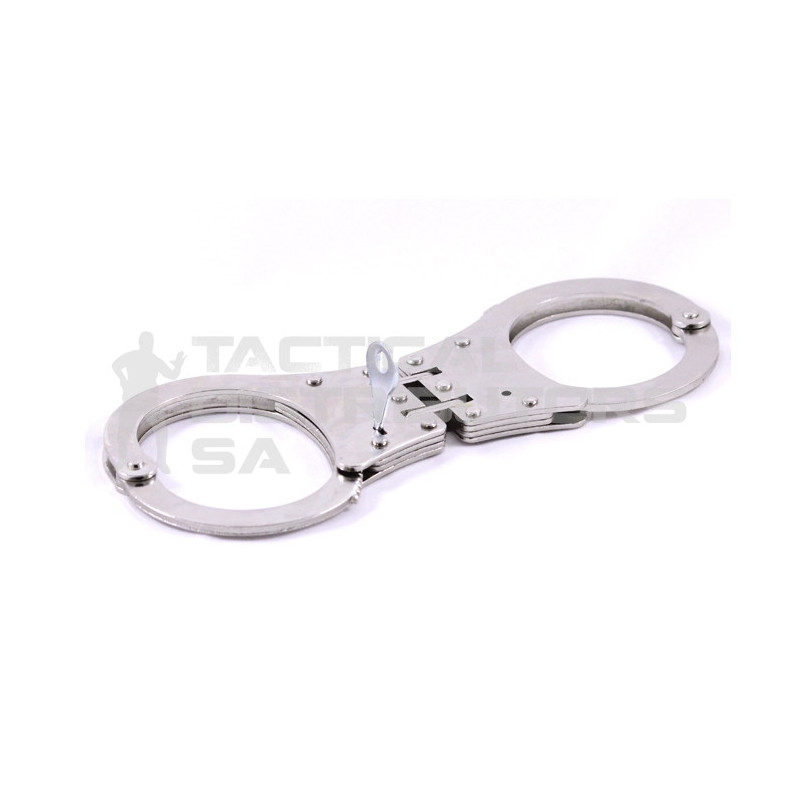 Double Link Nickel Plated Handcuffs